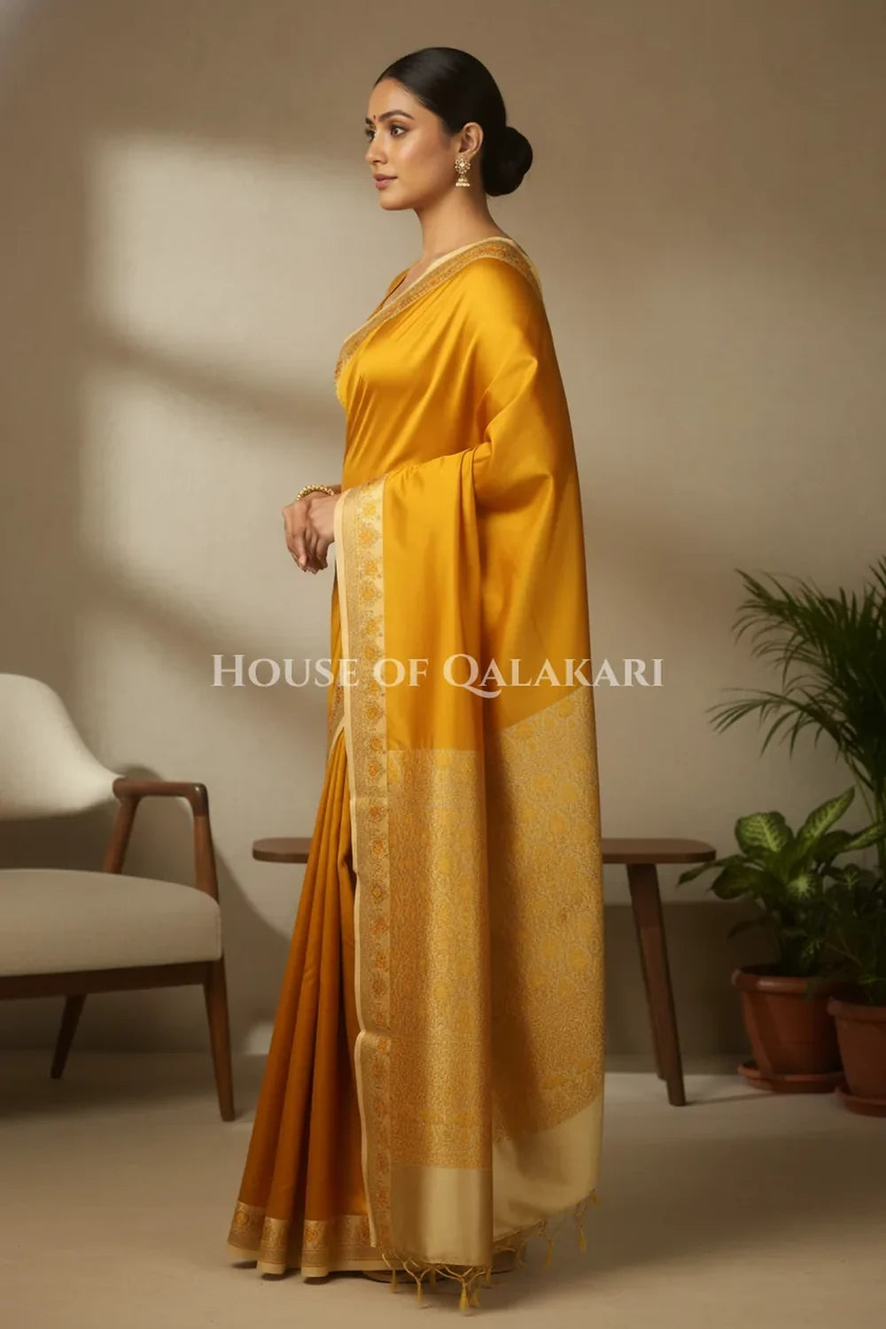 Silk Saree side pose
