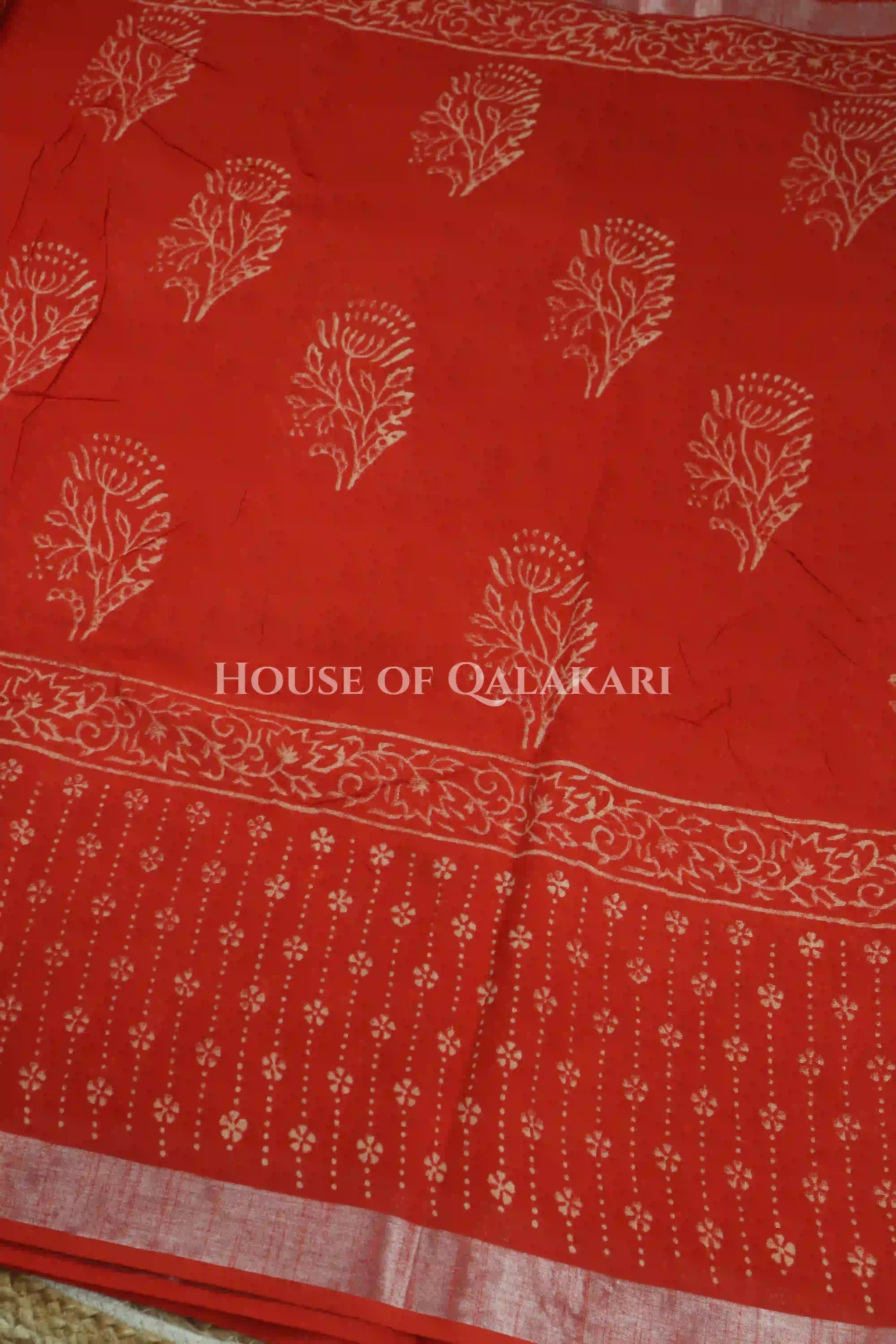 linen cotton saree 495 body