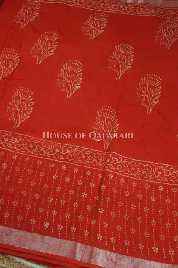 linen cotton saree 495 body