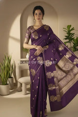 Mango Silk Saree front pose
