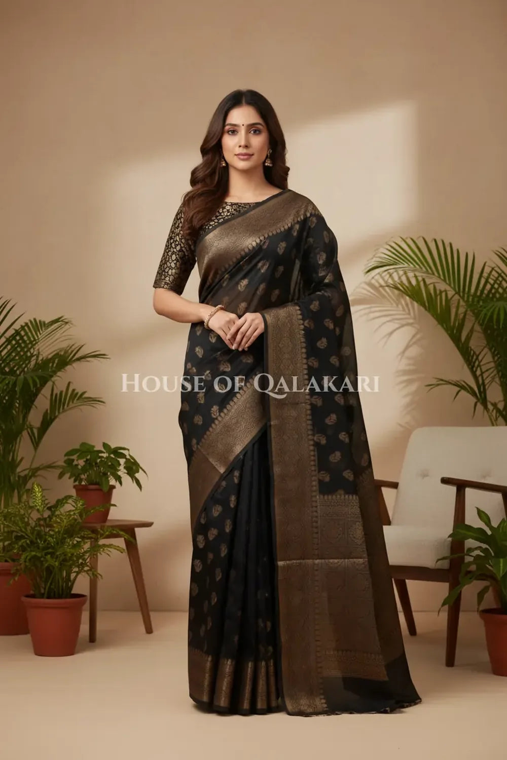 Cotton Saree front pose