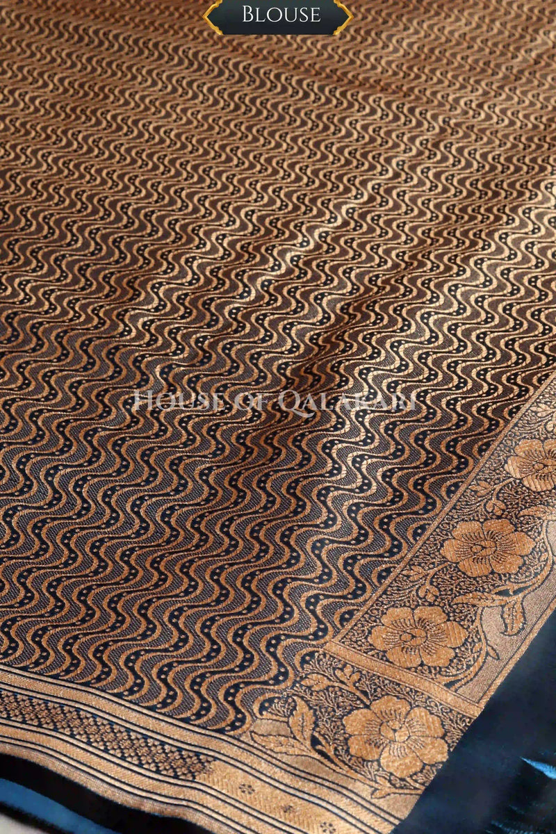 Double Katan Silk Saree blouse