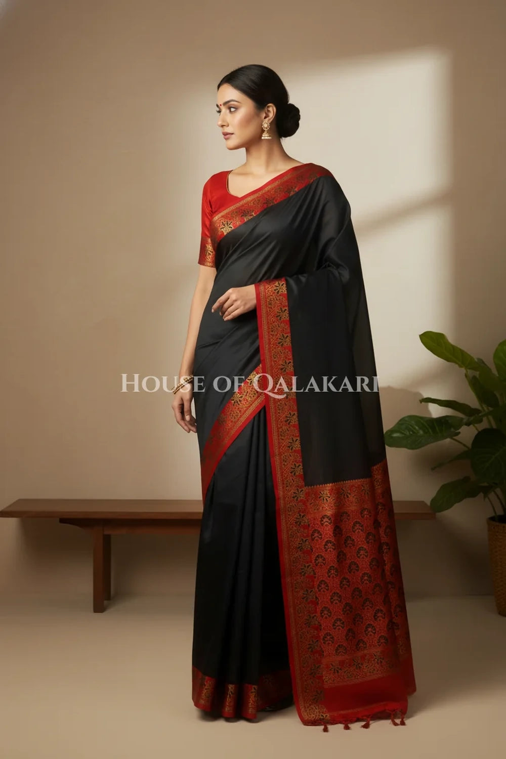 Silk Saree side pose