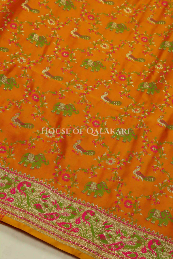 Satan Silk Saree body