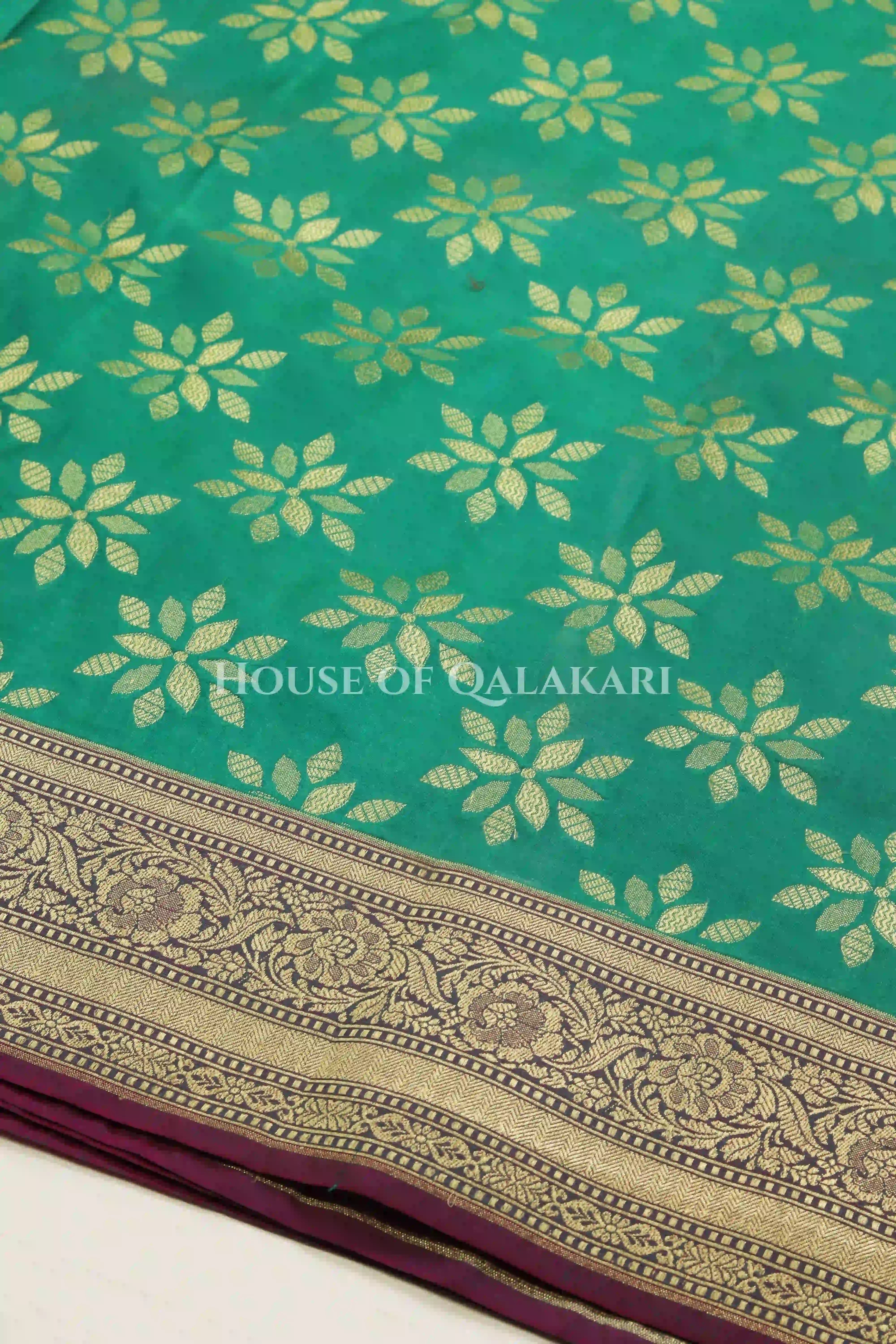 georget silk saree body