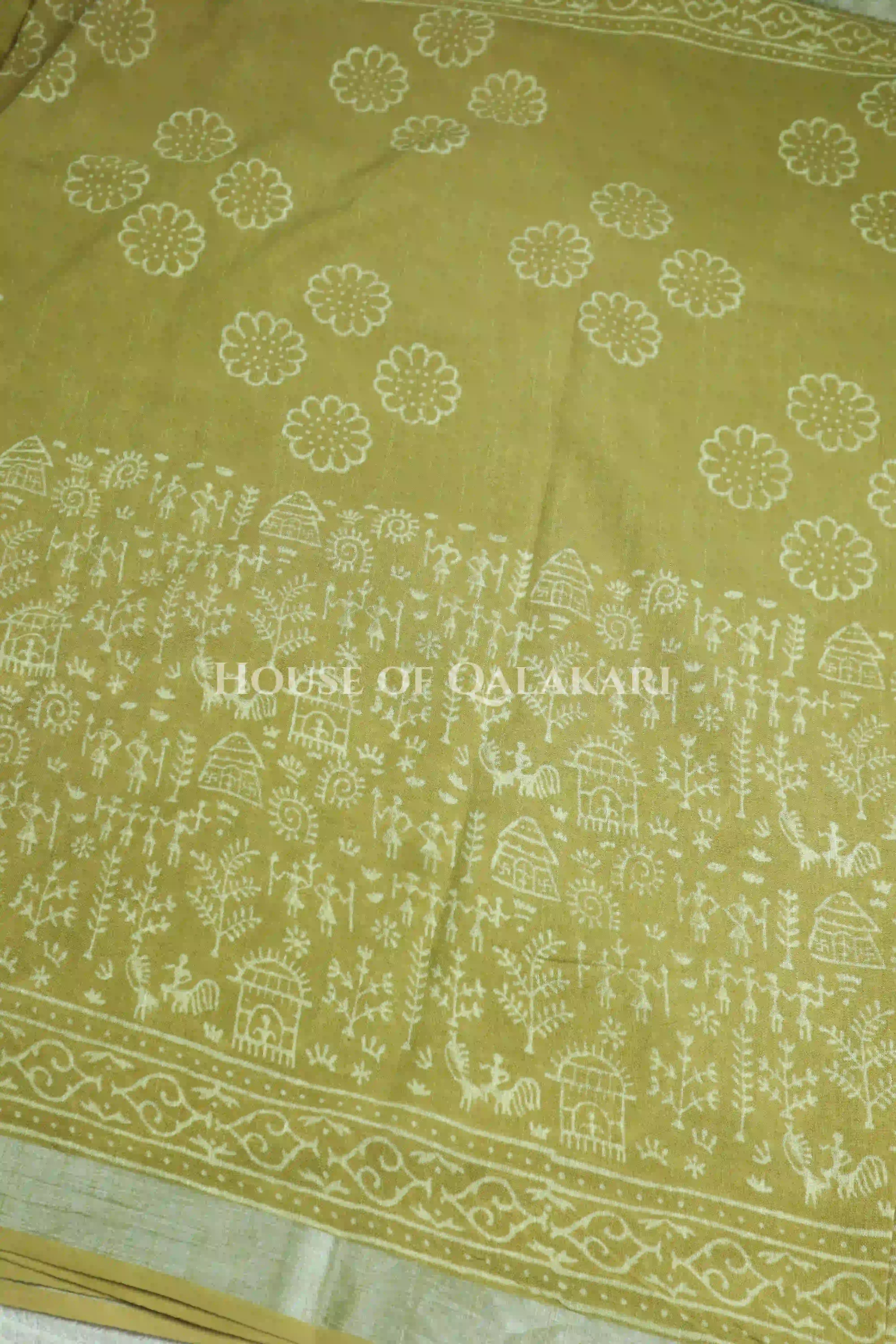 linen cotton saree 493 body