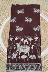 cotton kalamkari saree 0457 body