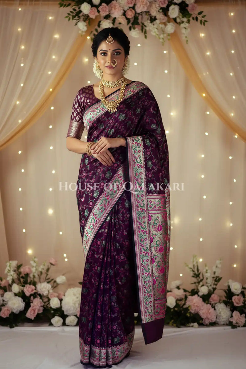 Satan Silk Saree bridal