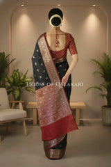 Silk Saree back pose