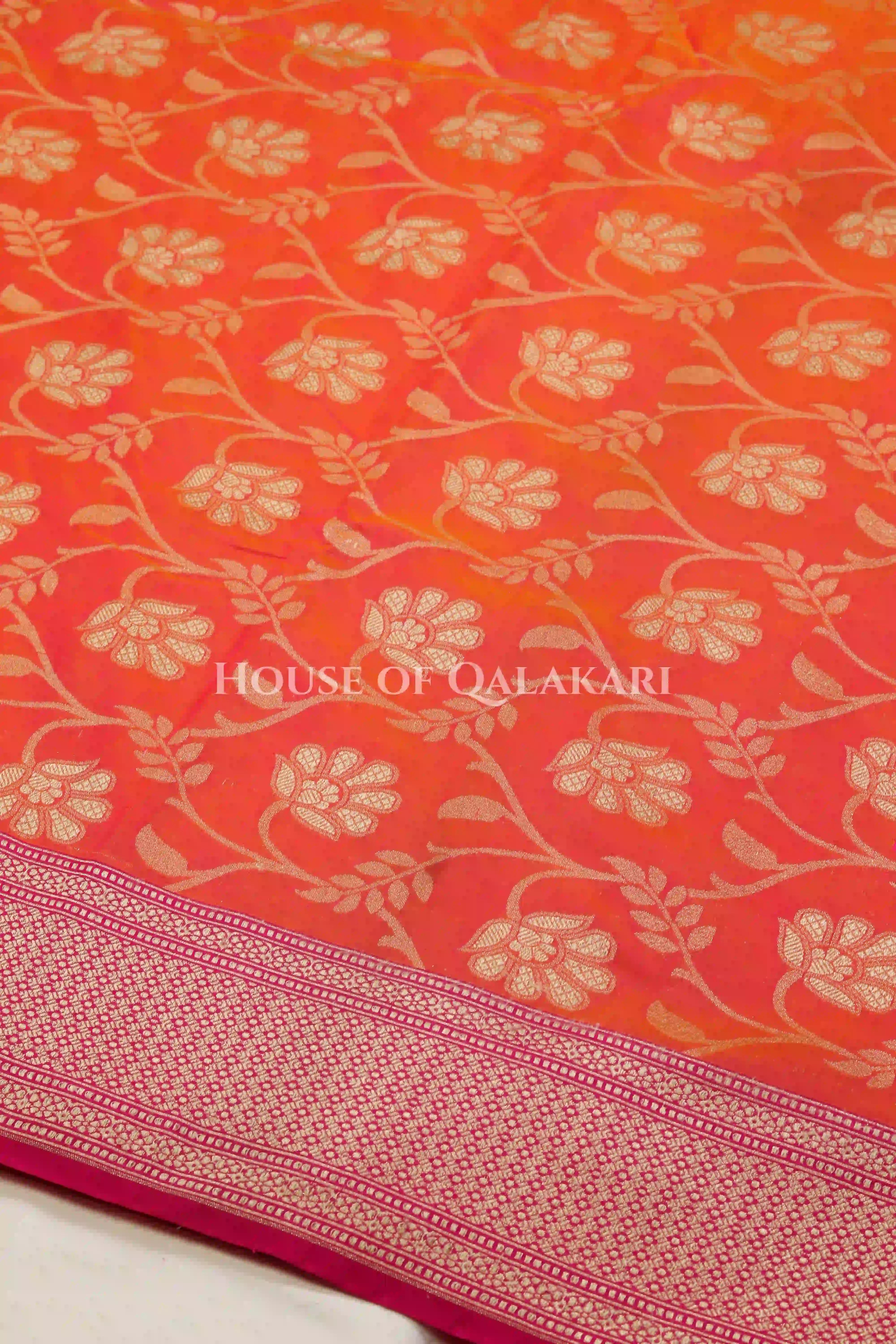 georget silk saree body