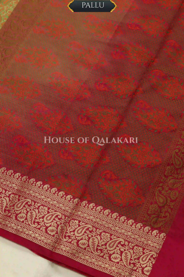 Tanchui Cotton Saree pallu