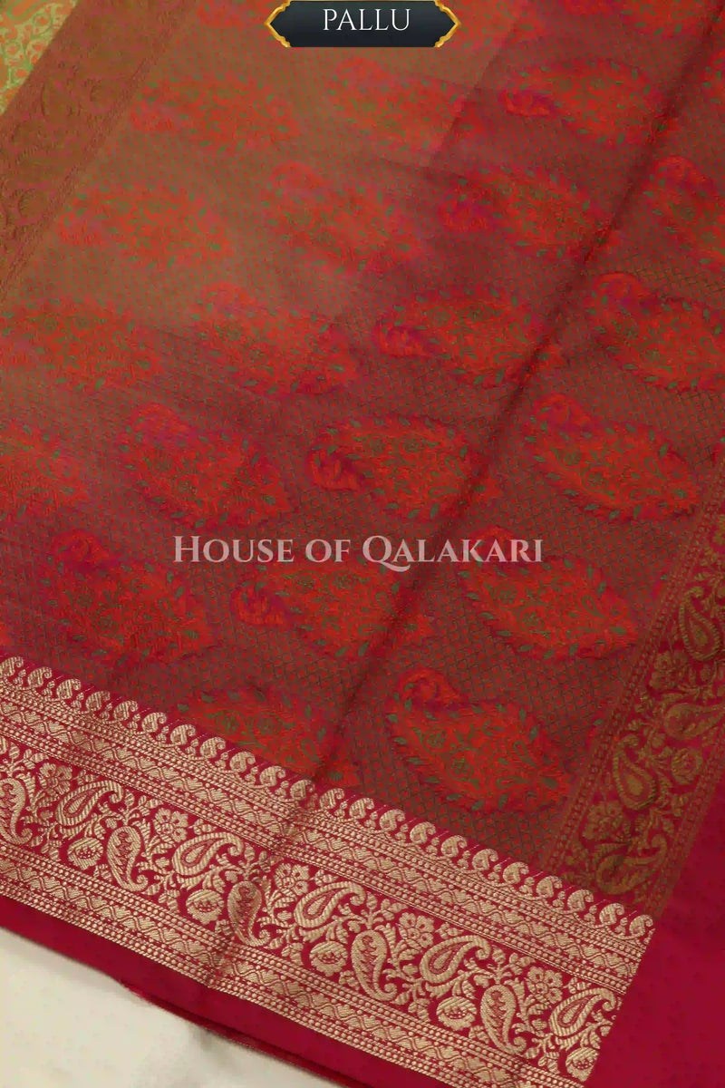 Tanchui Cotton Saree pallu