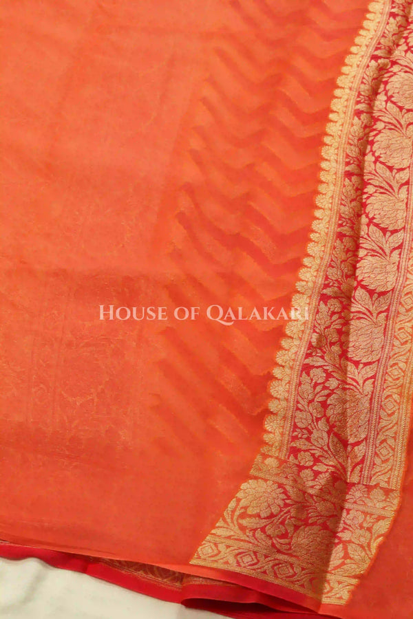 Khaddi Georget Silk Saree Blouse