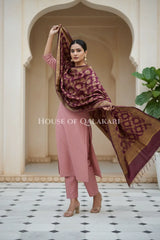 silk dupatta 0246 dramatic pose