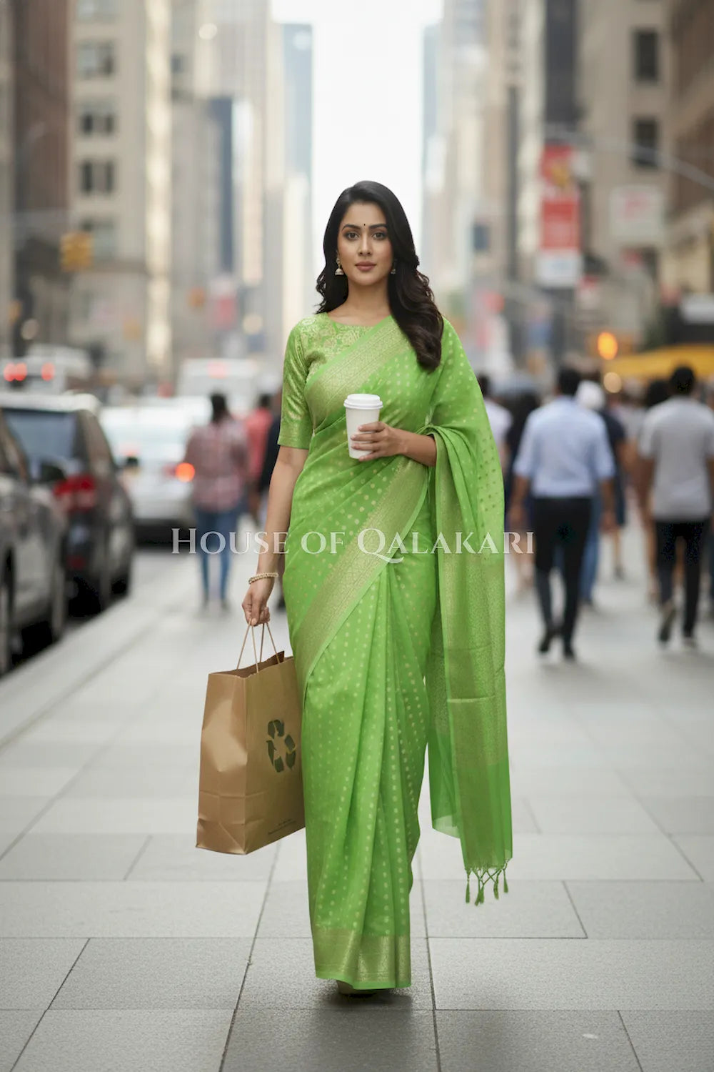 cotton saree 0357 outdoor pose