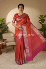 Tanchui Cotton Saree front pose