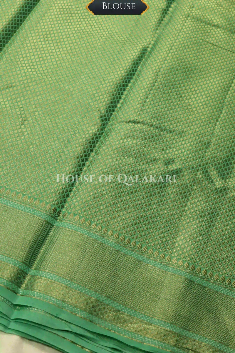 chiniya pure silk saree blouse