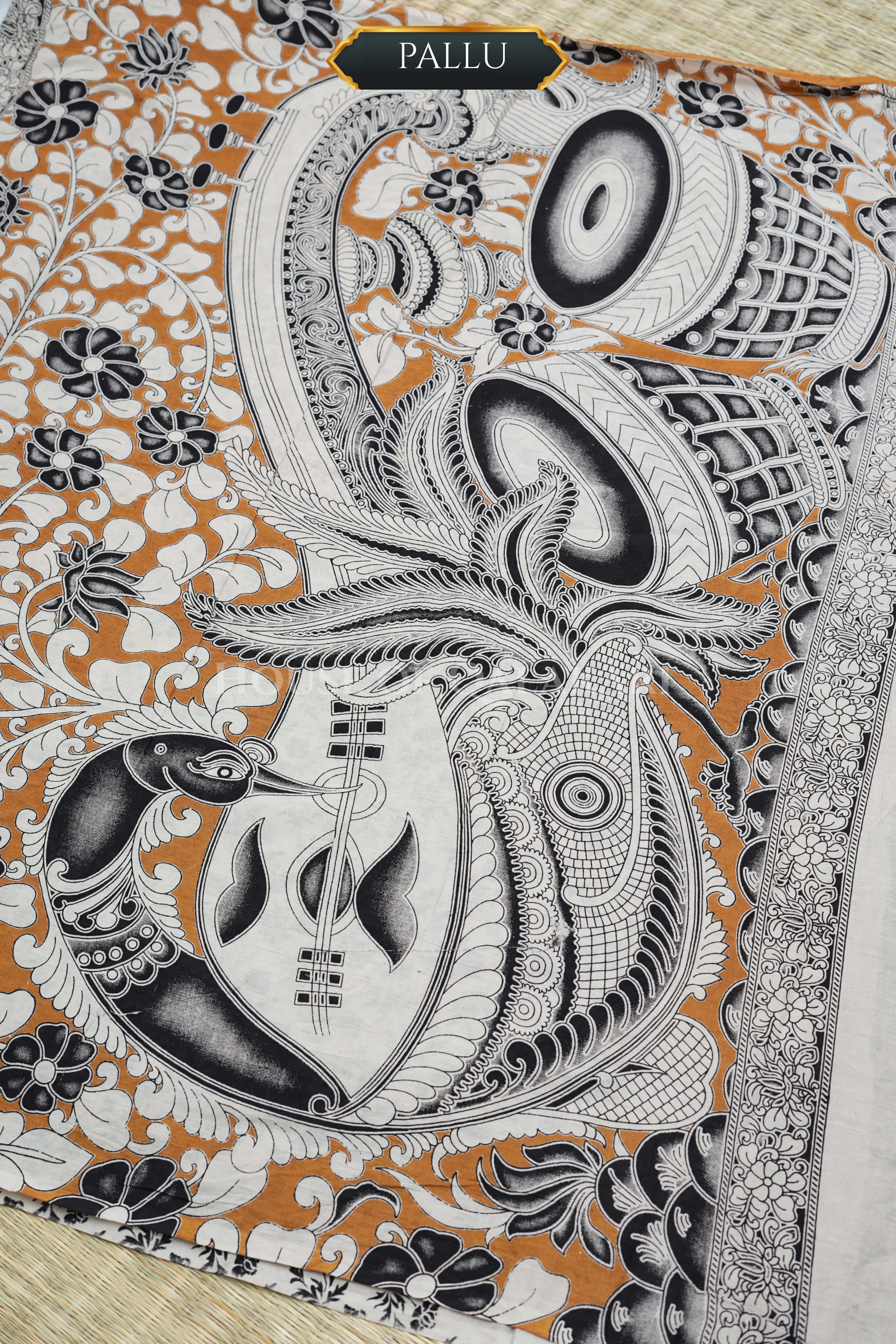 cotton kalamkari saree 0464 pallu