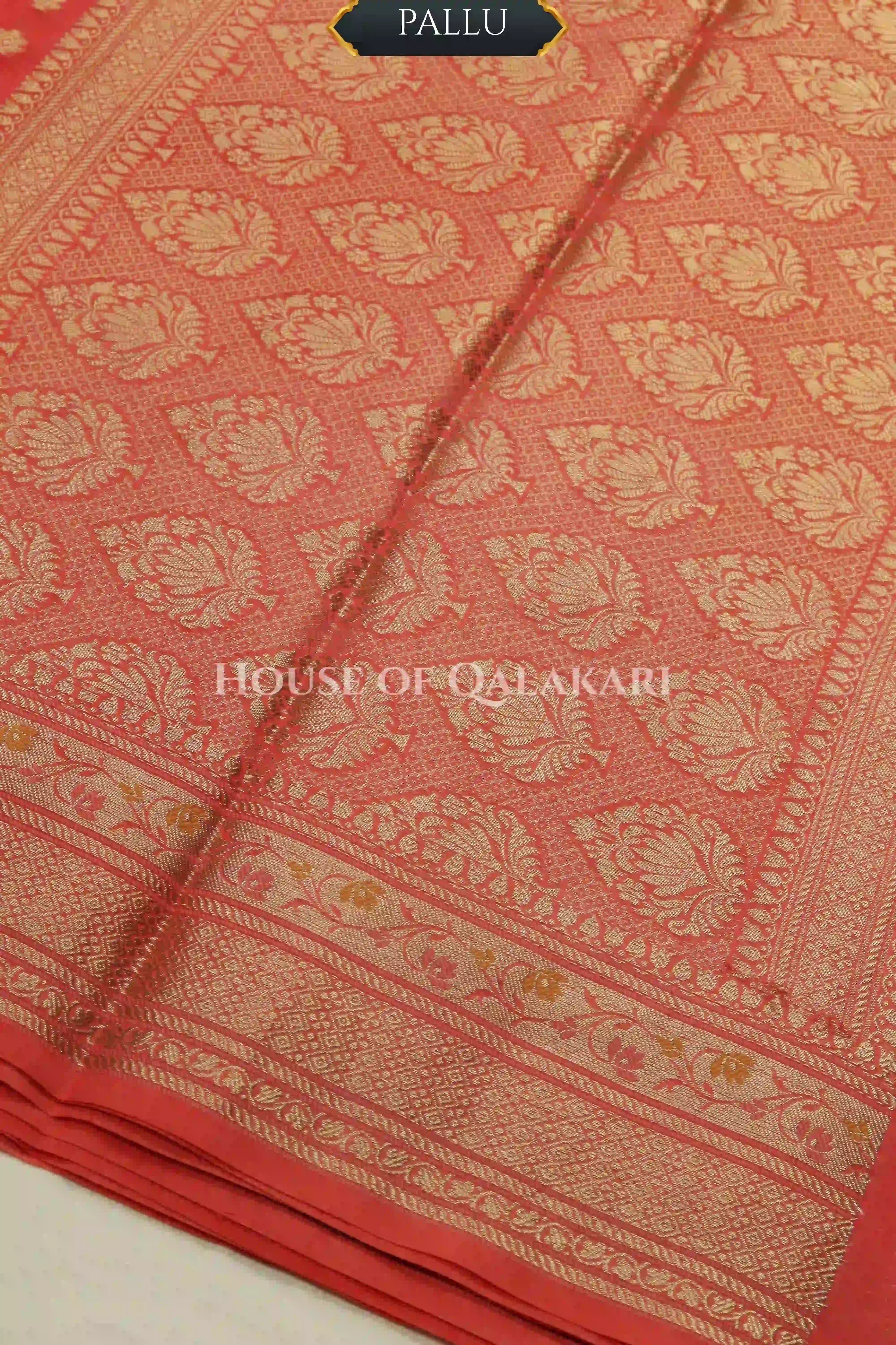 monga pure silk saree pallu