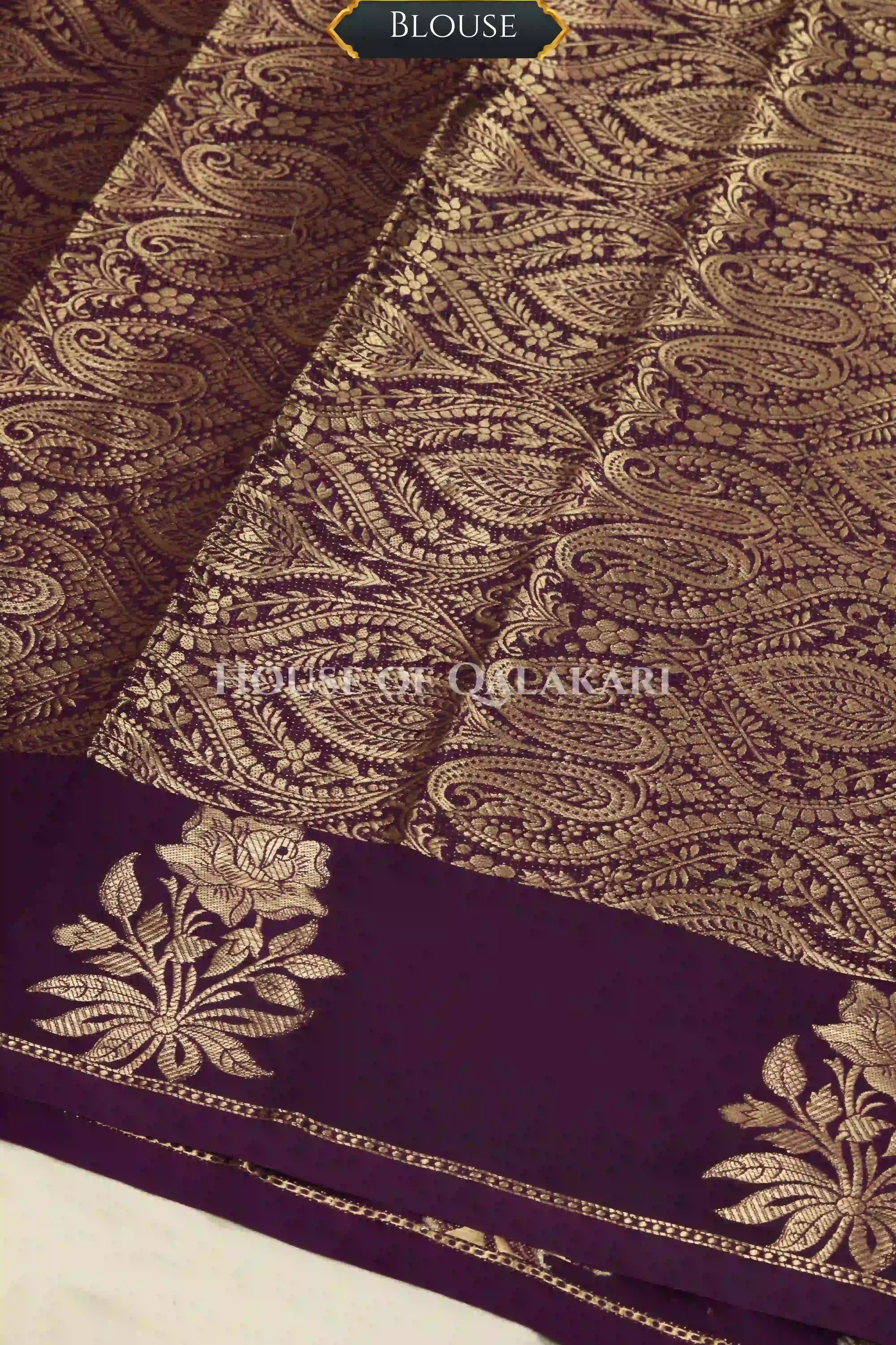 Mango Silk Saree blouse