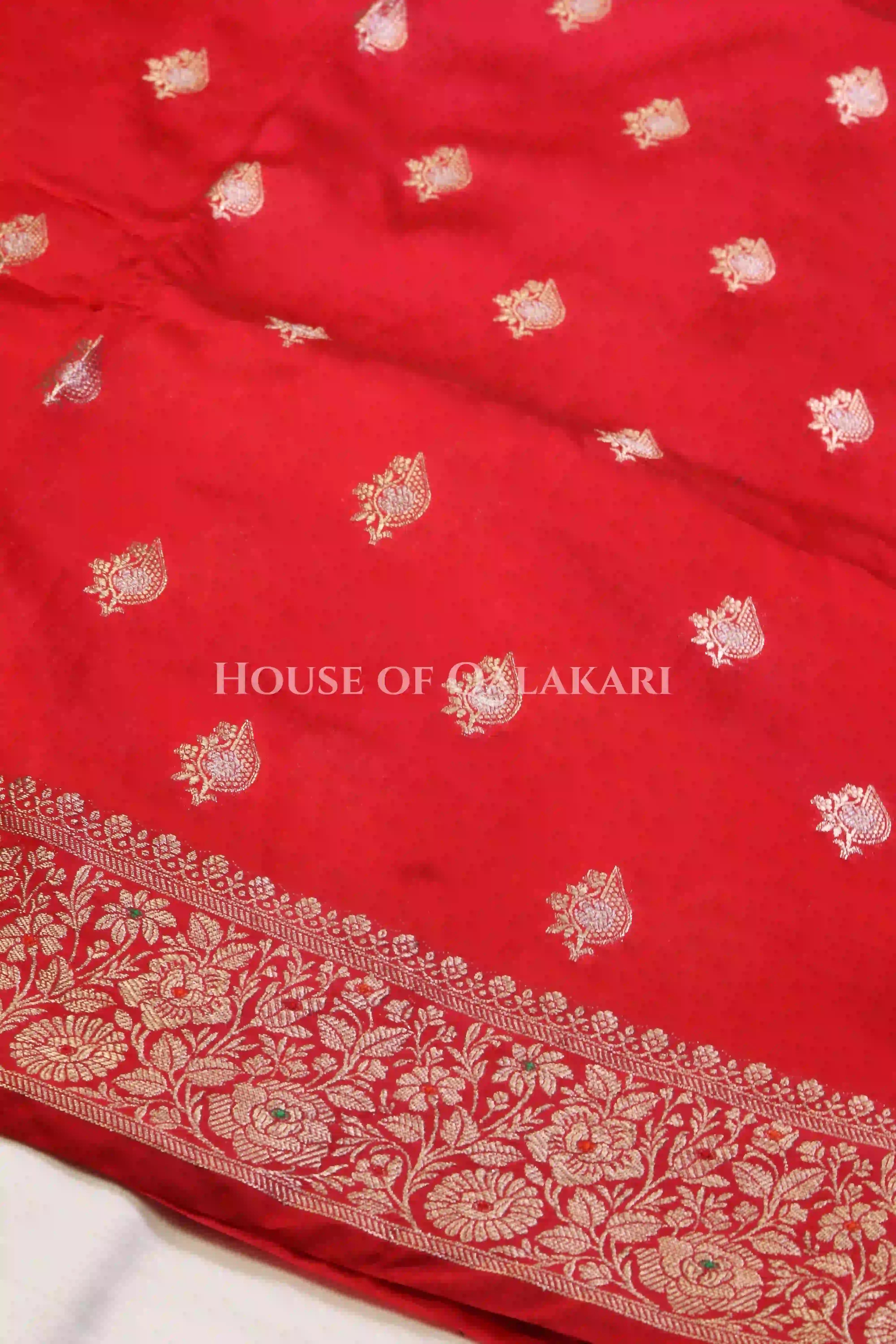 moonga silk saree body