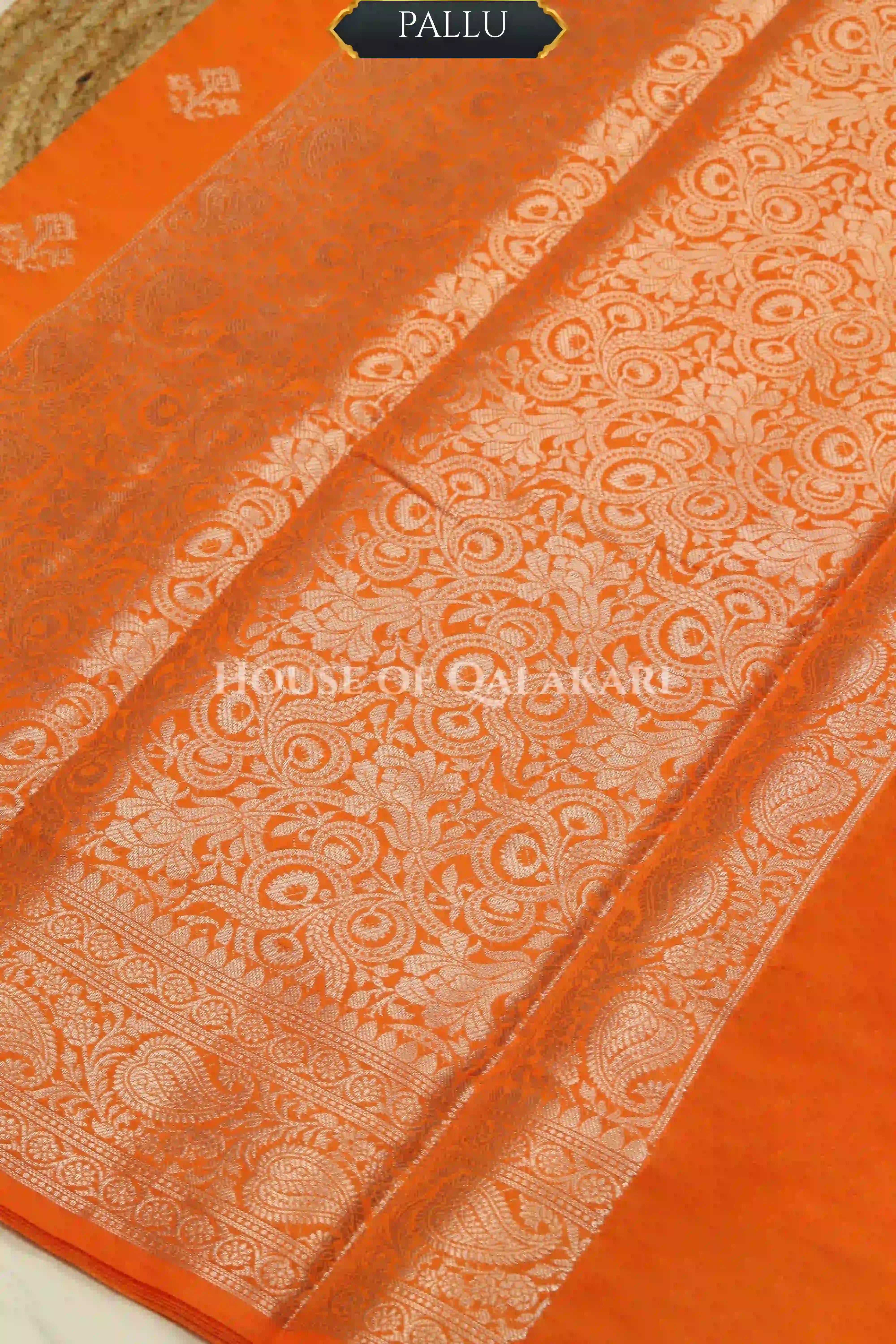 Monga Silk Saree pallu