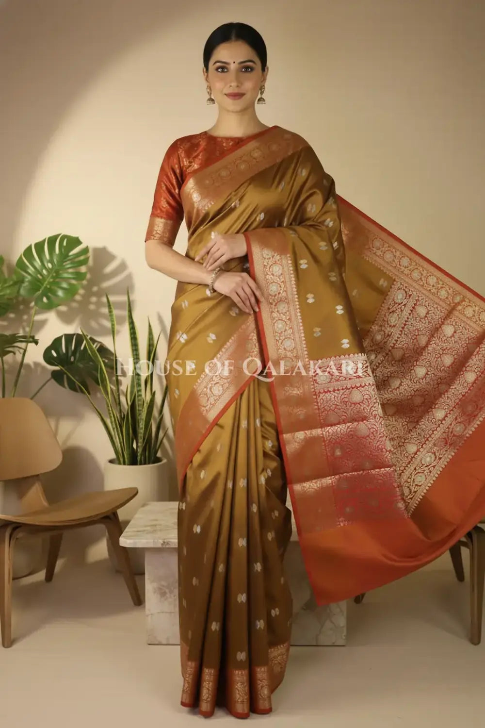 Silk Saree front pose
