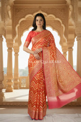 Khaddi Georget Silk Saree Front Pose