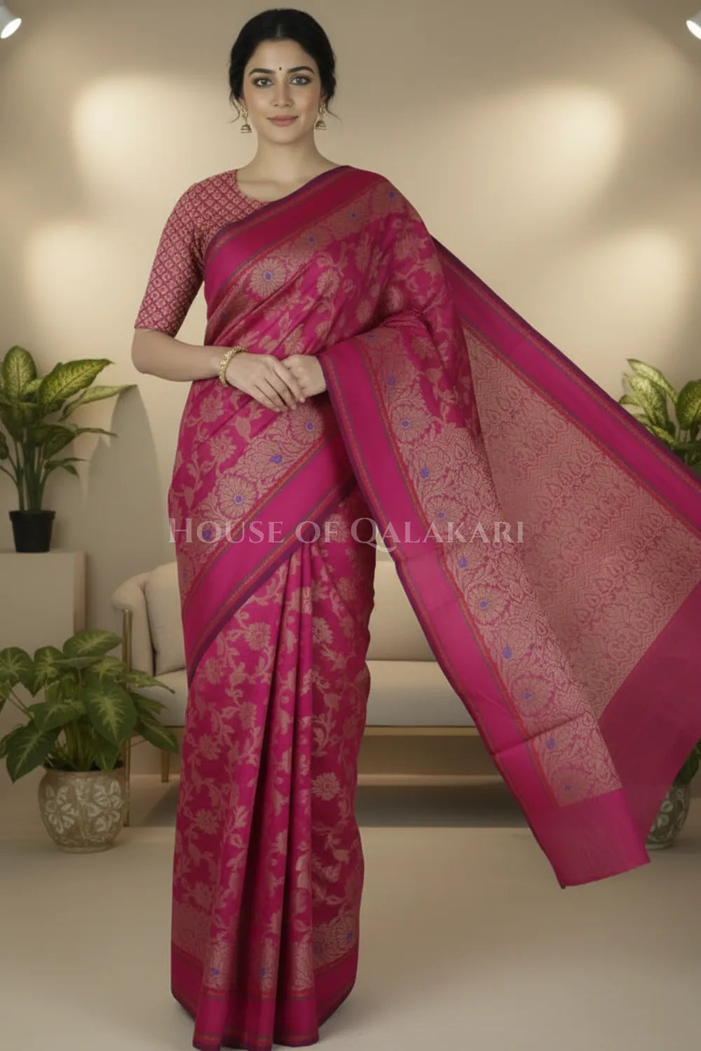 mulmul cotton patola saree 0418 dramatic pose