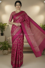 mulmul cotton patola saree 0418 dramatic pose