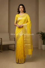 moonga silk saree front pose