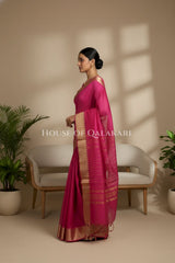 cotton saree 0332 side pose