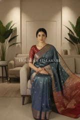 Silk Saree sitting pose
