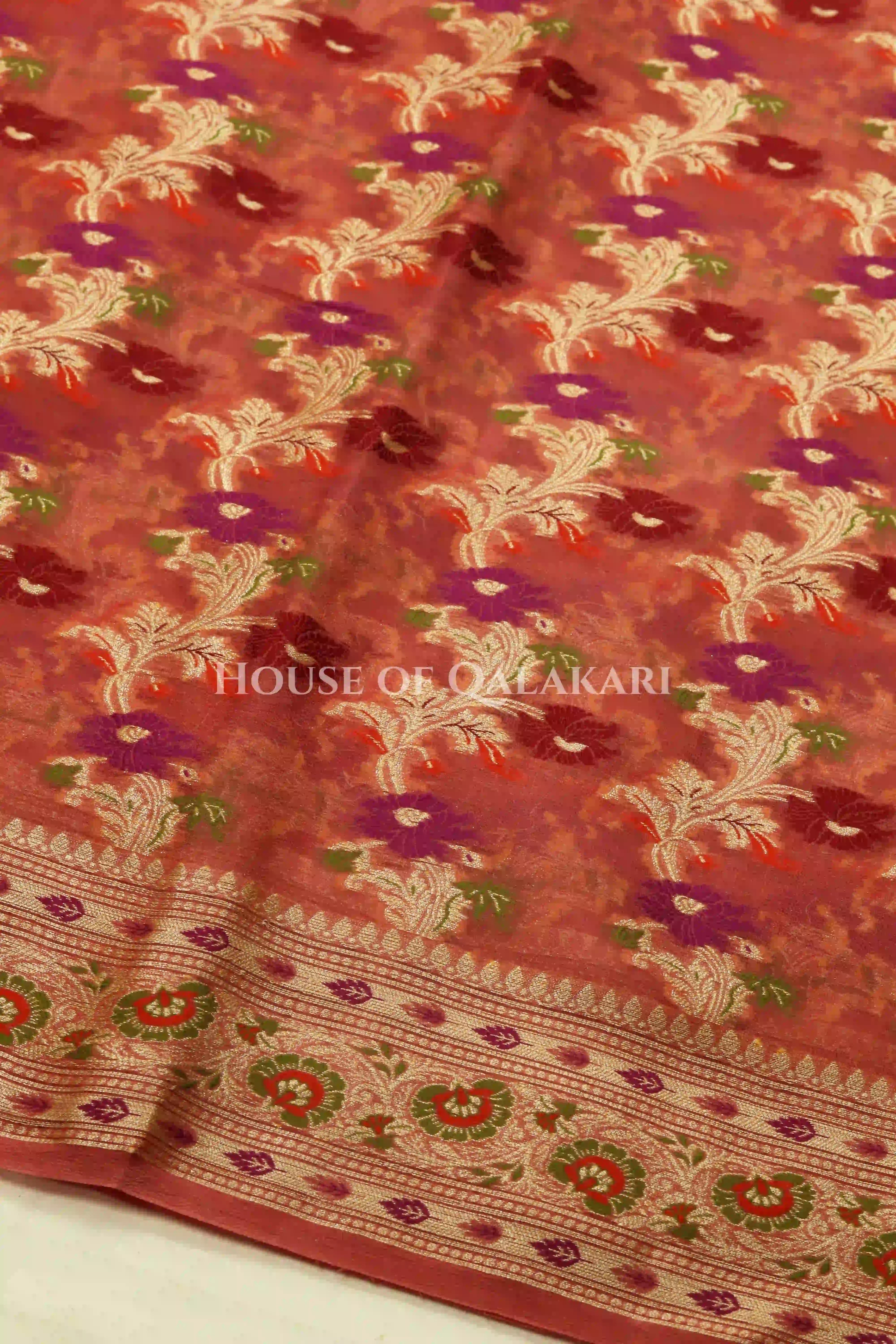 Khaddi Georget Silk Saree Body