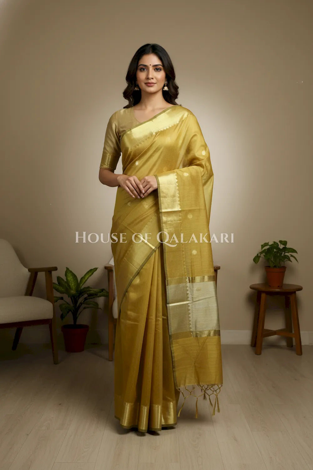 cotton saree 0349 front pose