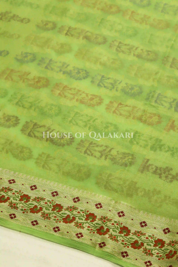 Khaddi Georget Silk Saree Blouse