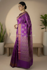 mulmul cotton patola saree 0427 side pose