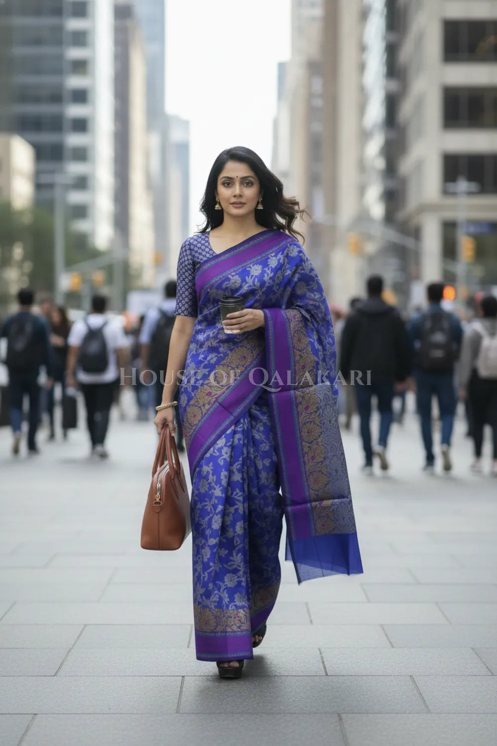 mulmul cotton patola saree 0417 outdoor pose