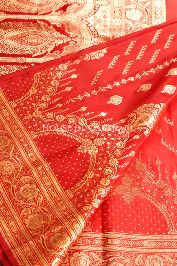 Double Katan Silk Saree border