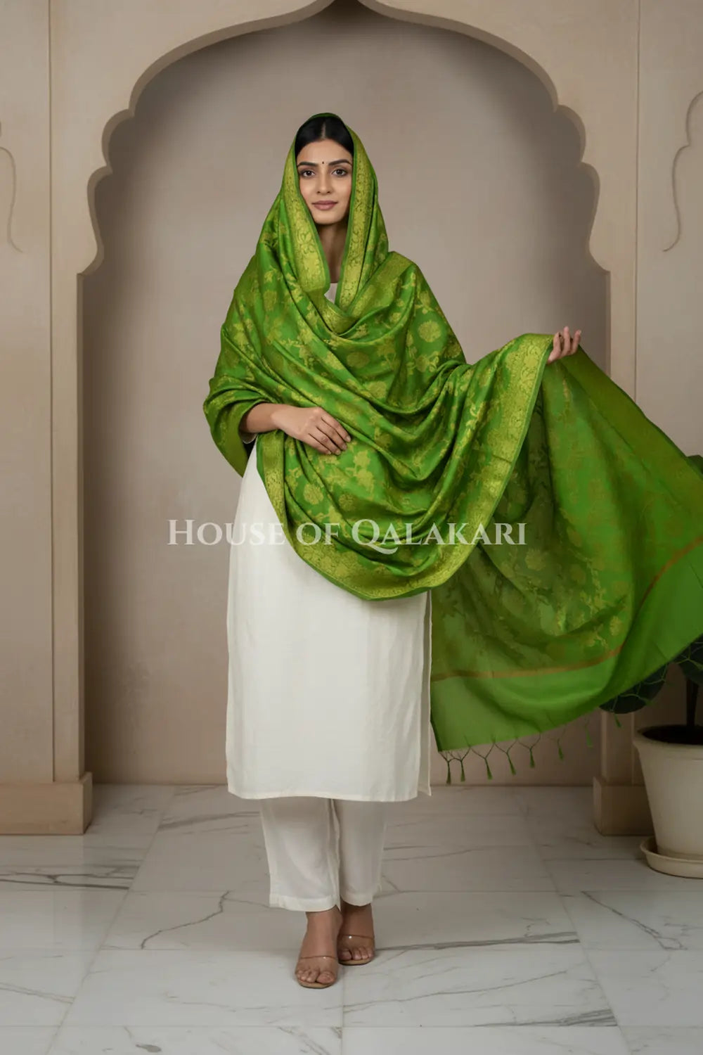 silk dupatta 0231 head pose1