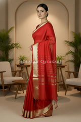 cotton saree 0337 side pose