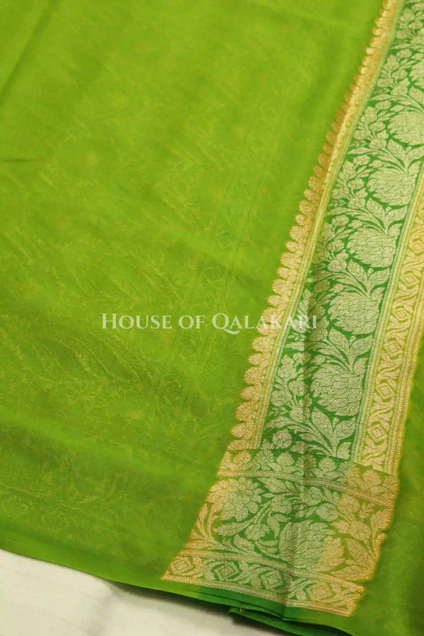 Khaddi Georget Silk Saree Blouse