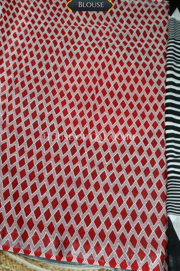 linen cotton saree 496 blouse