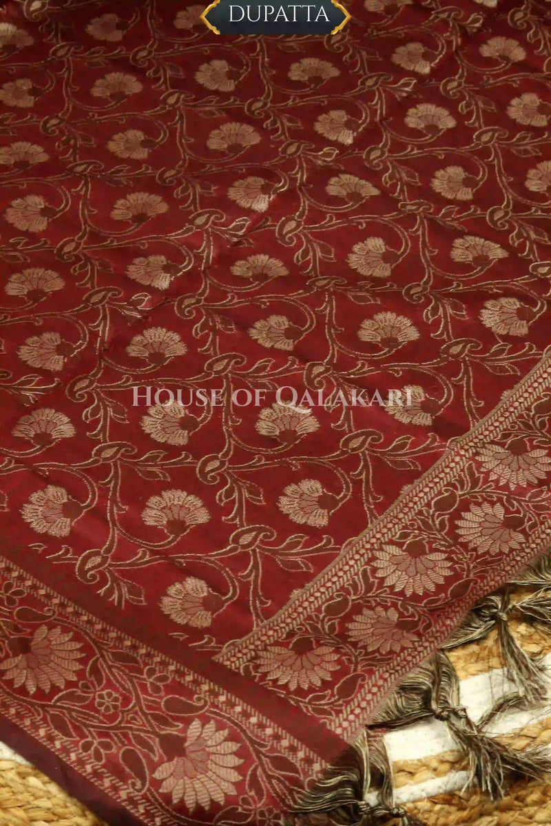 chanderi cotton dress material dupatta