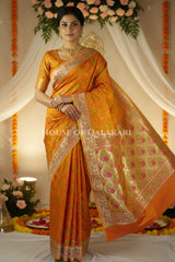 Satan Silk Saree front pose