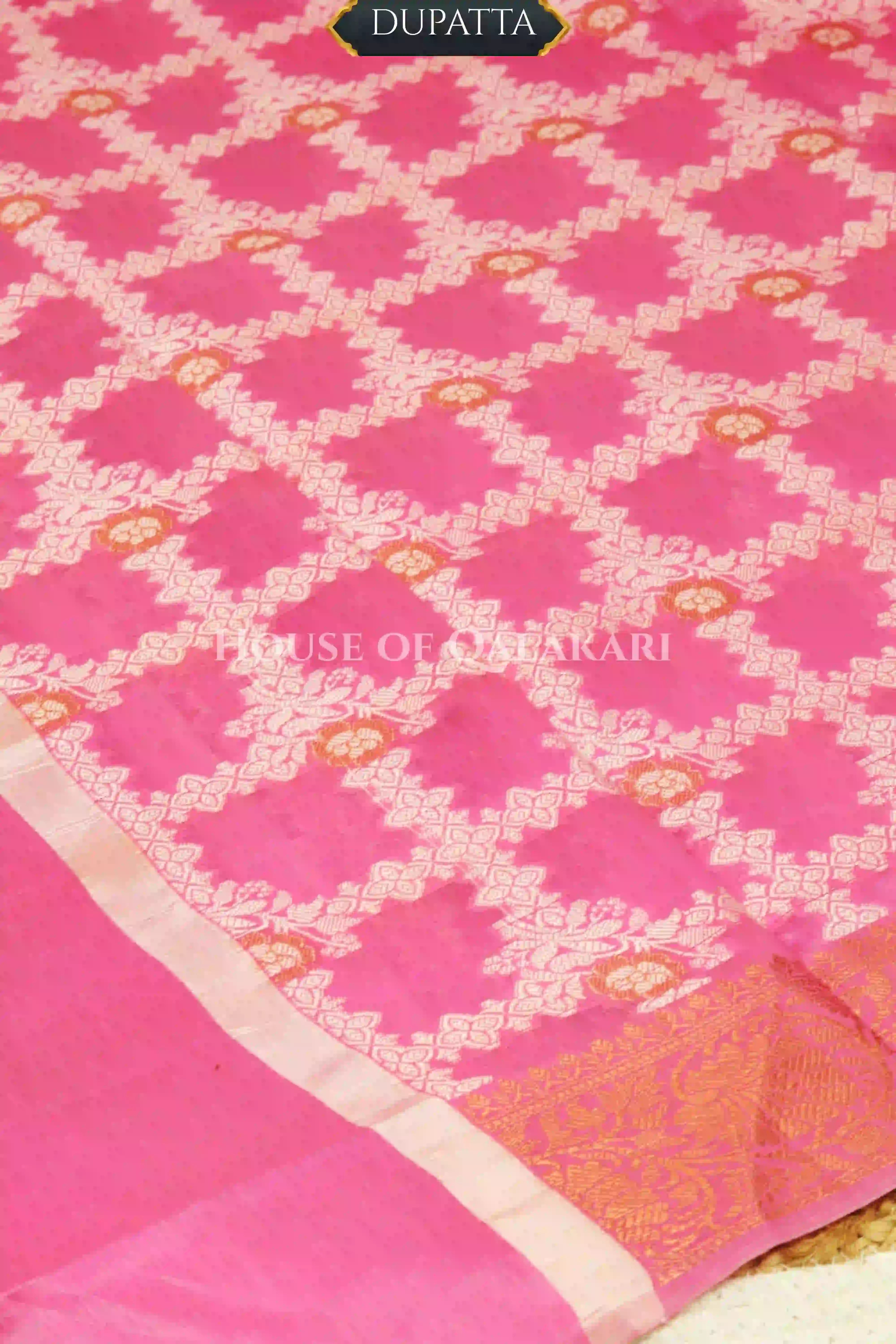 chanderi cotton dress material dupatta