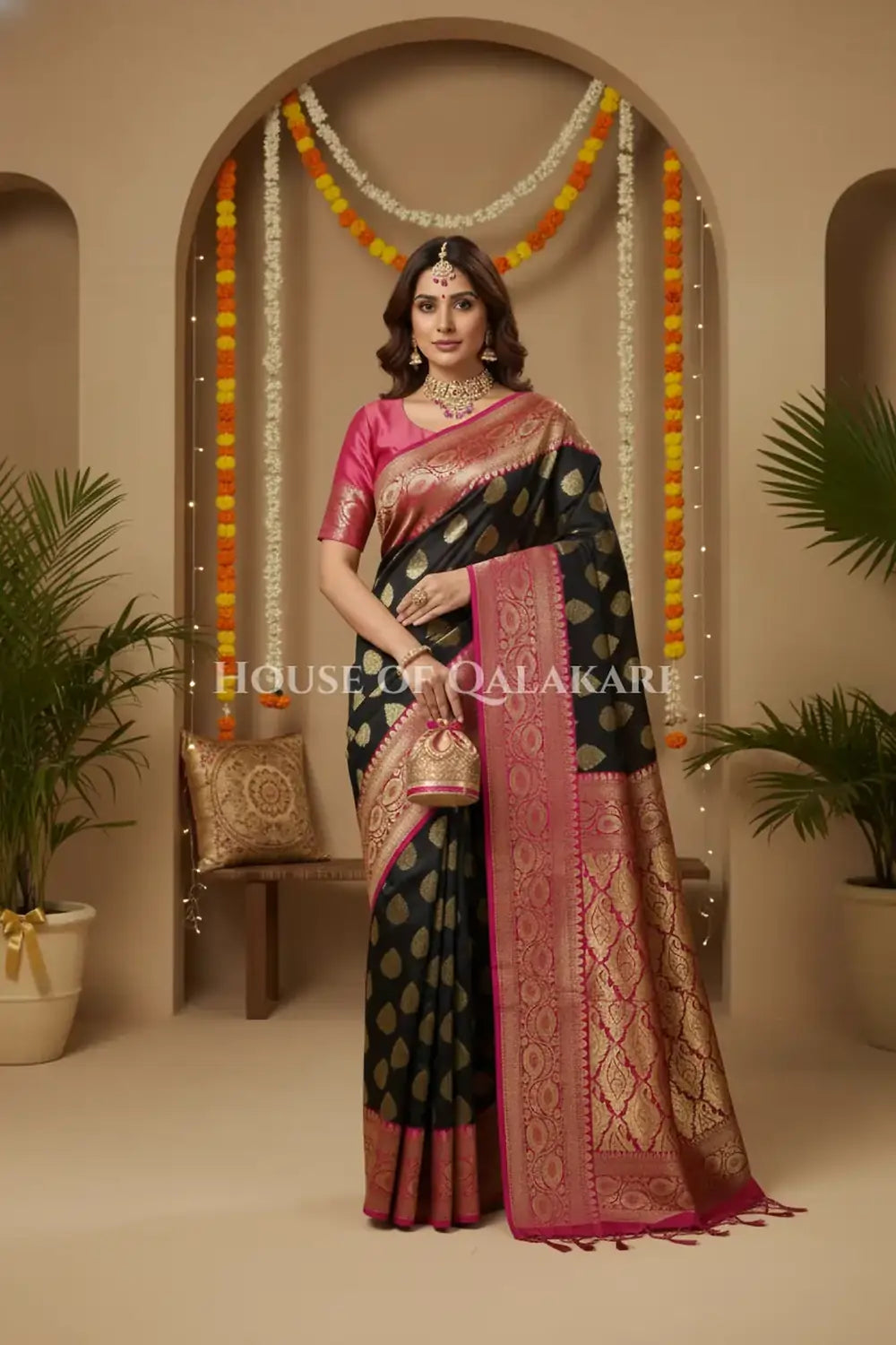 Katan Silk Saree wedding