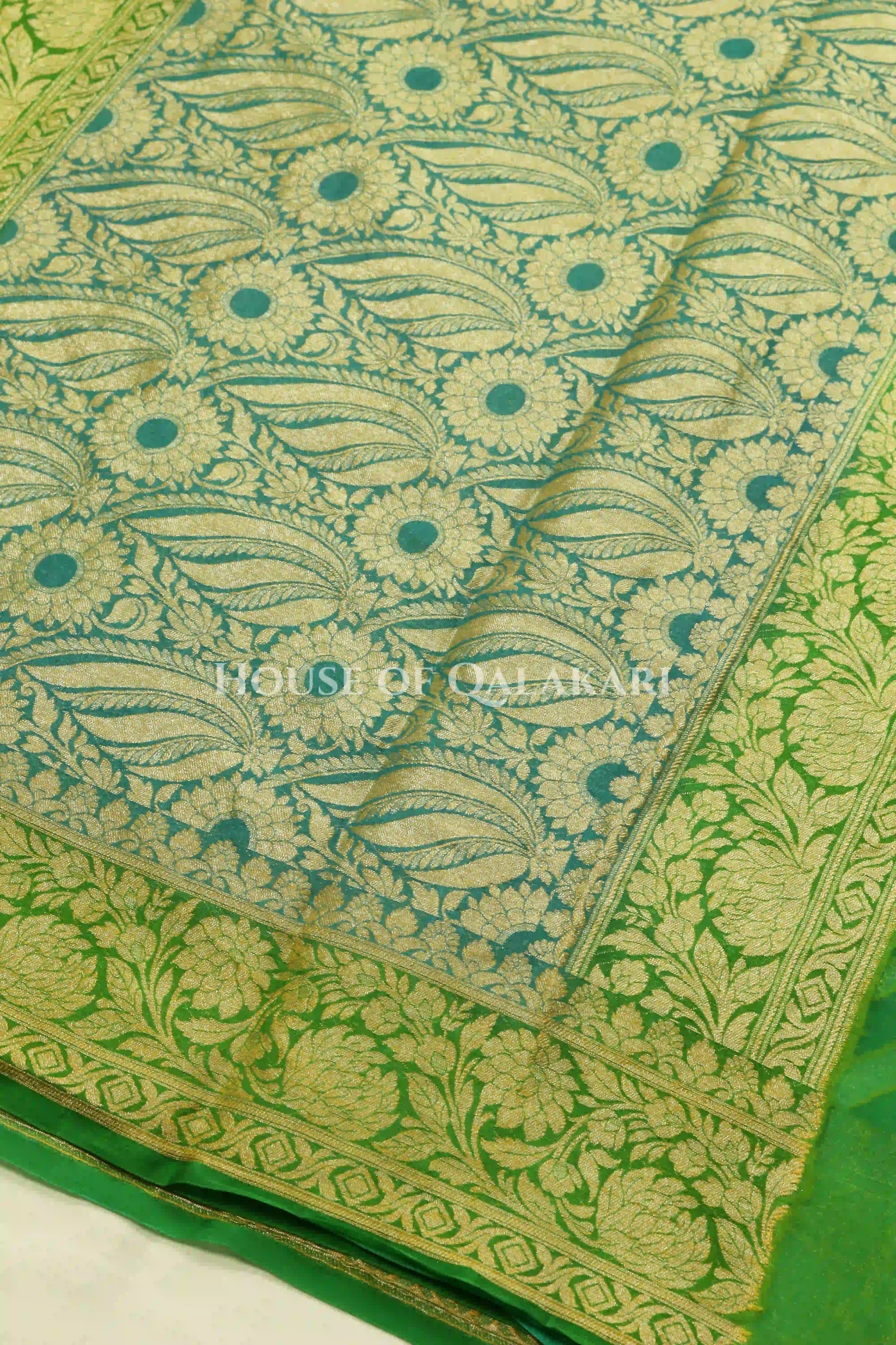 Khaddi Georget Silk Saree Pallu