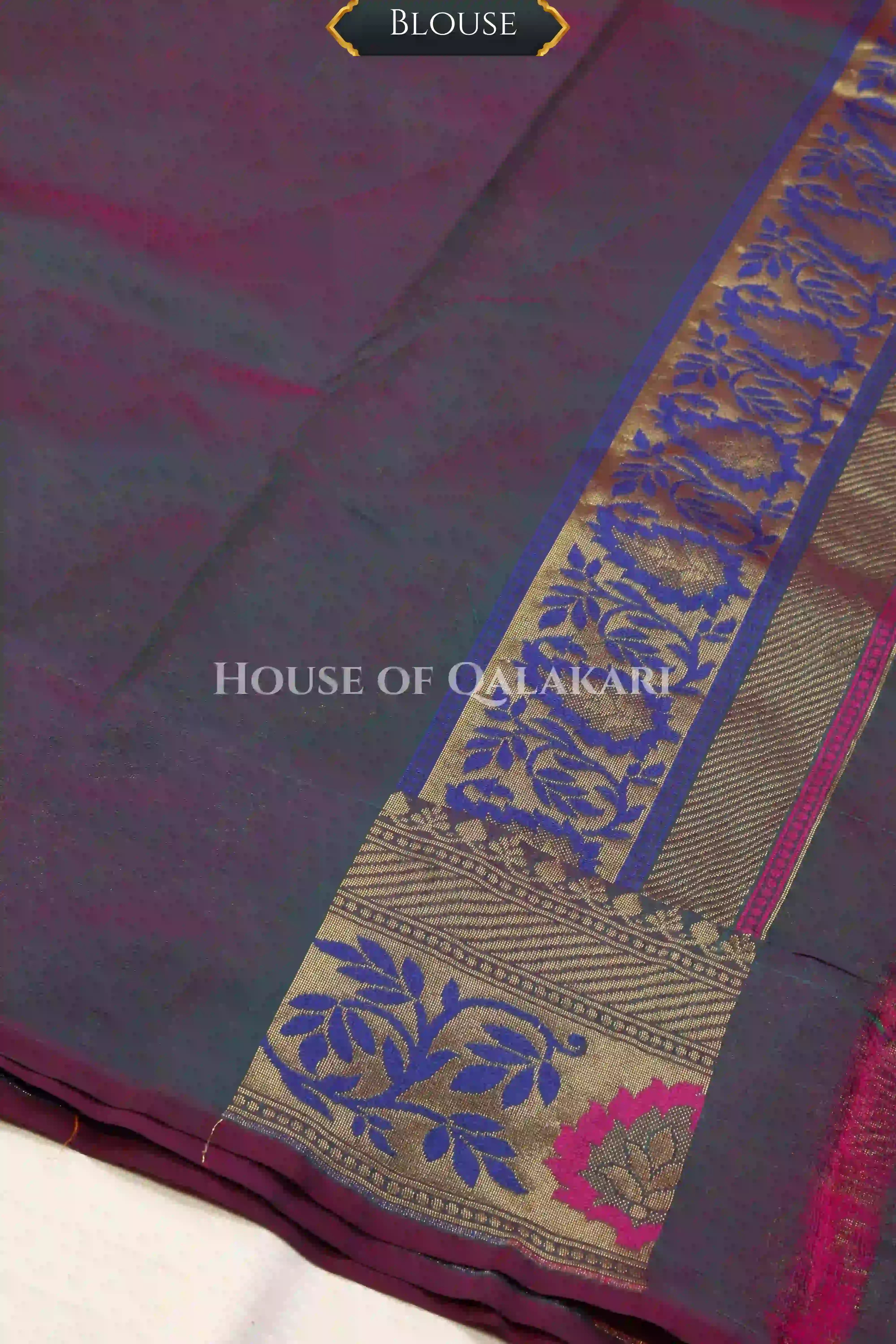 georget silk saree blouse