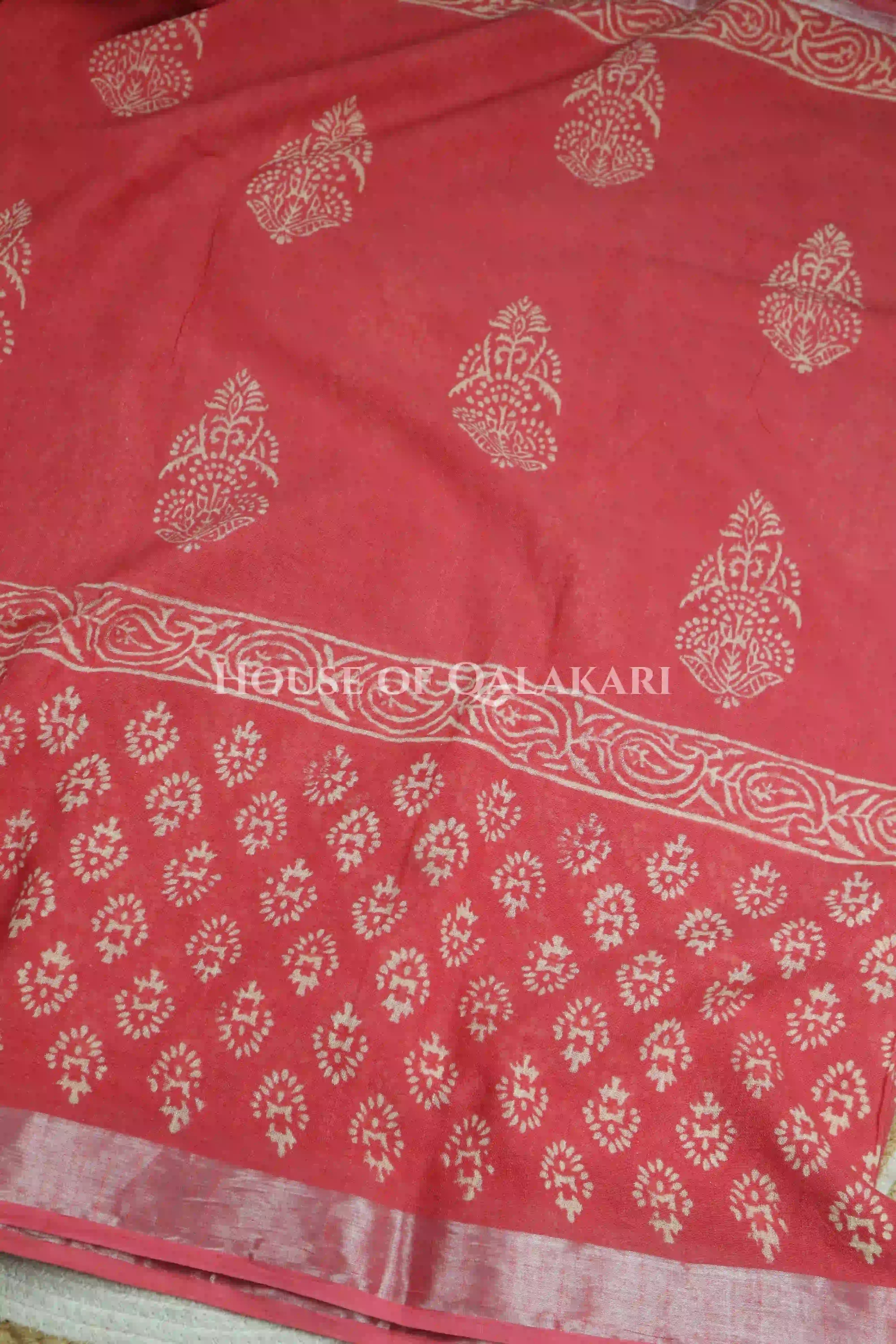 linen cotton saree 489 body